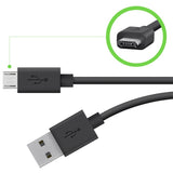 BELKIN MICRO USB CABLE 2 MTR BLACK BROOT COMPUSOFT LLP JAIPUR 