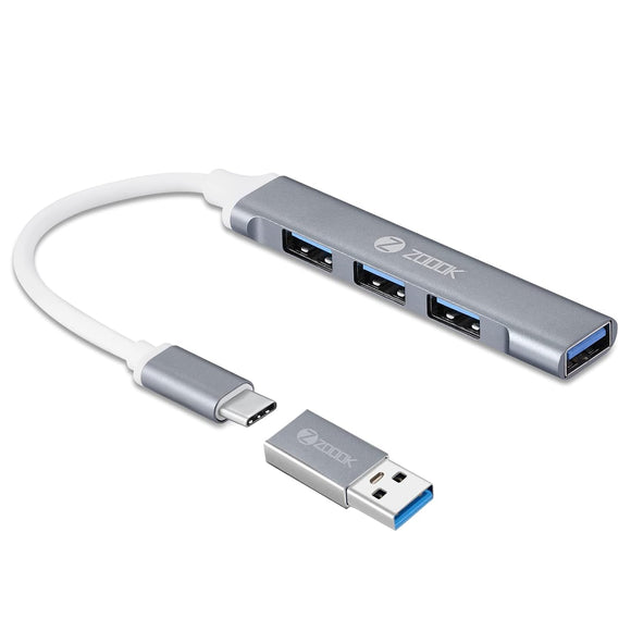 Zoook USB Hub 3.0/Type C to Usb Ultra-High Speed Hub 4 Ports iu43