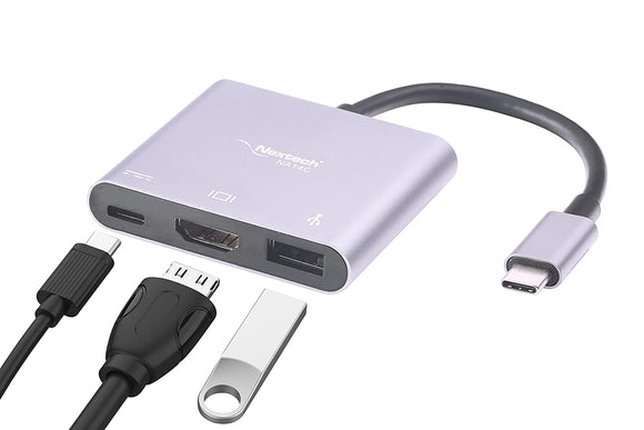 Nextech USB-C to 3 in 1 Multiport Dock NA14C