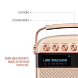 Saregama Carvaan 2.0 Hindi Portable Music Player - Sound by Harman kardon with 5000 Preloaded songs and Podcast, FM  BT AUXRose Gold