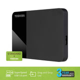Toshiba 1TB Portable External Hard Drive Canvio  DTP210