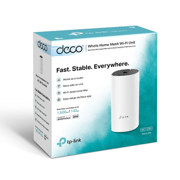 TP-Link Deco M4 (Pack 1) AC1200 Dual Band Mesh Router