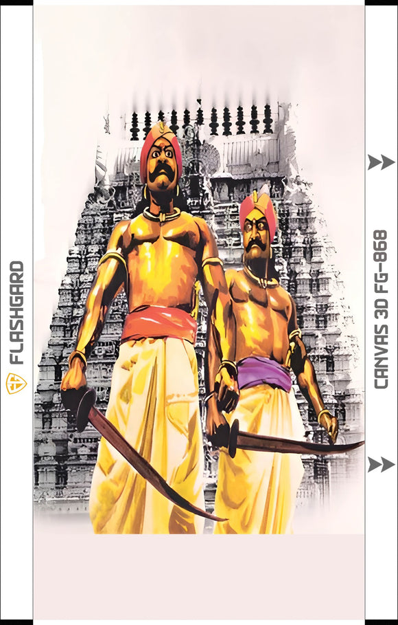 Flashgard 3D Sheet for Mobile Back Marudhu Nadu FG-868