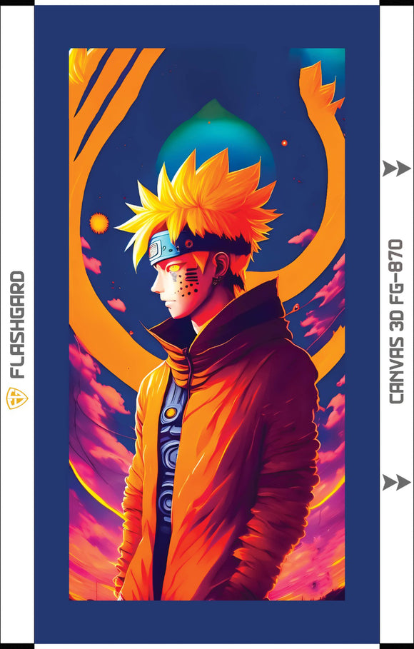 Flashgard 3D Sheet for Mobile Back Naruto Uzumaki FG-870