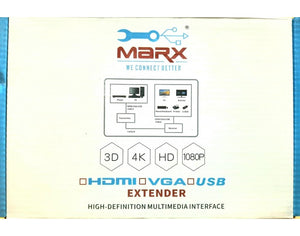 MARX HDMI EXTENDER WITH LAN 120M HE120M BROOT COMPUSOFT LLP JAIPUR 