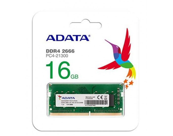 Adata Ram 16 GB DDR4 Laptop Ram 2666 MHZ AD4S266616G19-RGN – BROOT