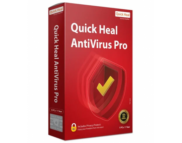 Quick Heal AntiVirus Pro 5 Users LR5 QHAPLR5 BROOT COMPUSOFT LLP JAIPUR