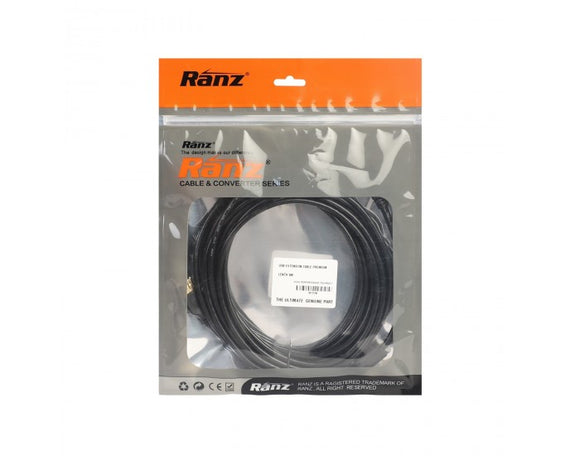 RANZ USB EXTENSION CABLE 5M PREMIUM