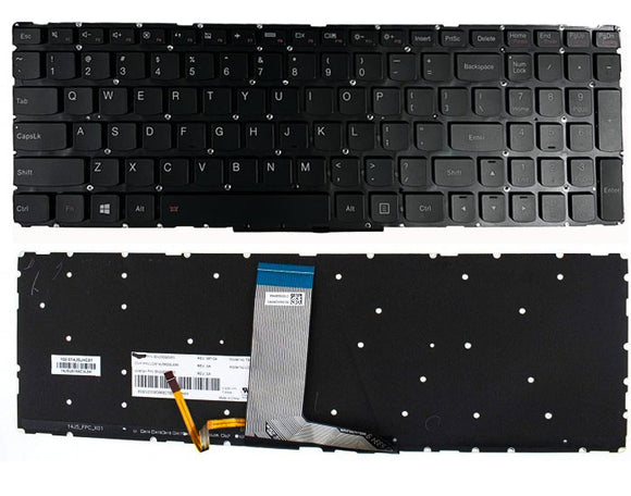 LAPTOP KEYBOARD FOR LENOVO IDEAPAD 500 15ISK (WITH BACKLIGHT)