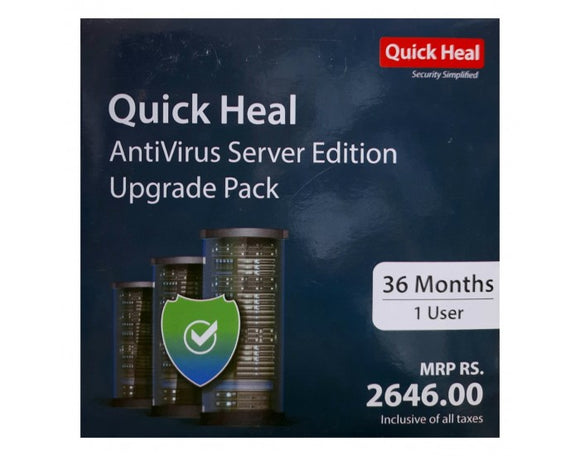 Quick Heal Server Renewal 1 USER 3 YEAR ES1UP QHSRES1UP BROOT COMPUSOFT LLP JAIPUR