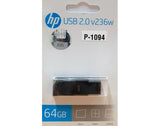 HP PENDRIVE 64GB 2.0 V236W BROOT COMPUSOFT LLP JAIPUR