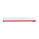 Logitech MK240 Nano Wireless Keyboard and Mouse Combo,PC Mac-White Vivid Red