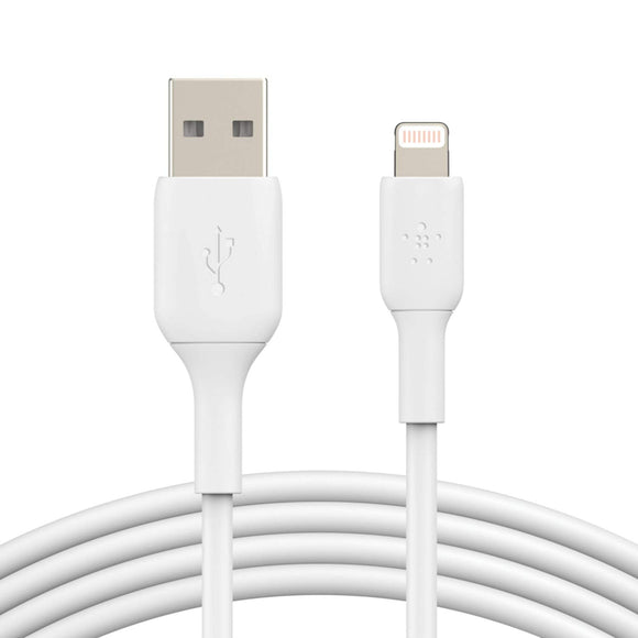 Belkin Apple  Lightning to USB Charge and Sync Cable for iPhone, iPad, Air Pods,  1 meters White