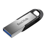 SanDisk Ultra Flair 128GB USB 3.0 Pen Drive, Silver Black CZ73
