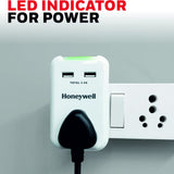 HONEYWELL POWER PLUG WITH 2 USB PORT