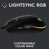 Logitech USB G G203 Wired Gaming Mouse Black BROOT COMPUSOFT LLP JAIPUR