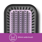 Philips BHH880/10 50 Watts Hair Straightening Brush With Keratin Infused Bristles Black