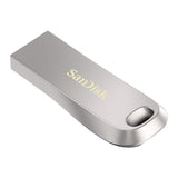 SanDisk Ultra Luxe USB 3.1 Flash Drive 128GB, Upto 150MB/s, All Metal, Metallic Silver CZ74