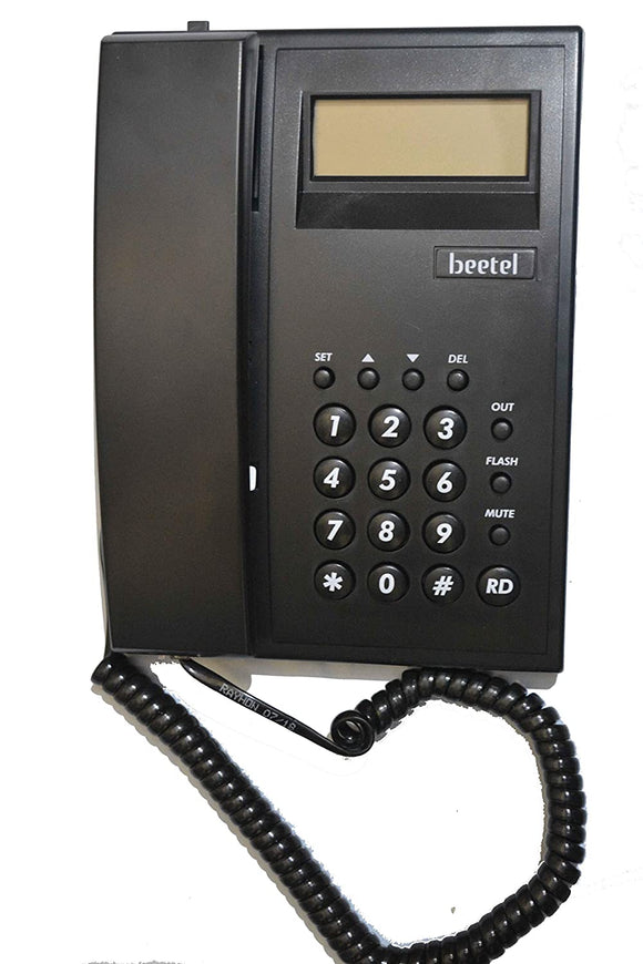 Beetel C-51 Plus  Corded Landline Phone Black
