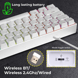 ZEBRONICS Zeb-MAX NINJA 200  61 keys Gaming  wireless mechanical keyboard White