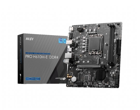 Msi Motherboard 610 PRO H610M E DDR4 FOR INTEL BROOT COMPUSOFT LLP JAIPUR