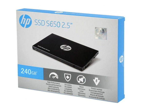 HP INTERNAL SSD 240GB SATA S650 HP SSD S650 2.5