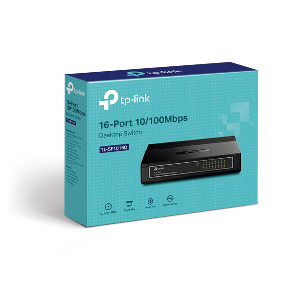 TP-Link 16 Port 10/100Mbps Fast Ethernet Switch Desktop or Wall-Mounting BROOT COMPUSOFT LLP JAIPUR
