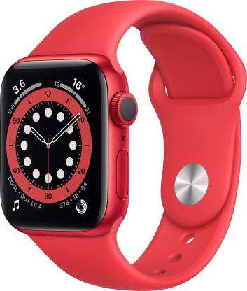 Apple  Smart  Watch  M00A3HN/A  Series 6 GPS 40 mm Red Aluminium Case with Product Sport Band