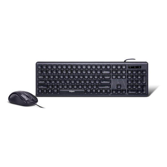 Fingers Wired Keyboard and Mouse Combo Velvet C4 - BROOT COMPUSOFT LLP