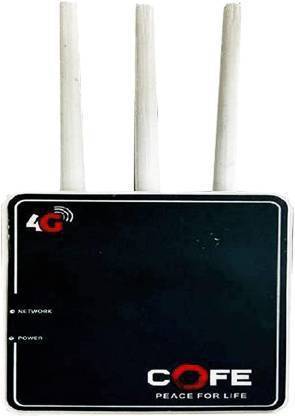 COFE CF-4G903 300 Mbps 4G Sim Router Black, Single Band BROOT COMPUSOFT LLP JAIPUR