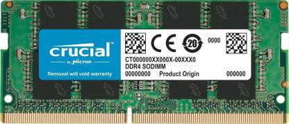 Crucial 4GB DDR4  2666MHZ  LAPTOP  Ram