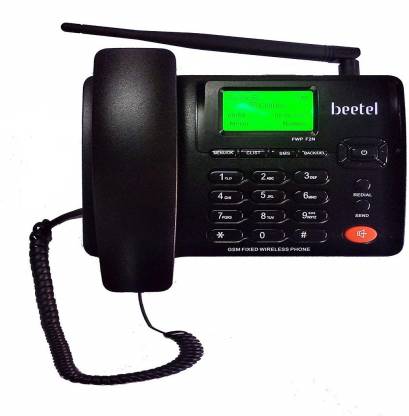 Beetel F2 DUAL SIM GSM Wireless GSM Landline Phone Black