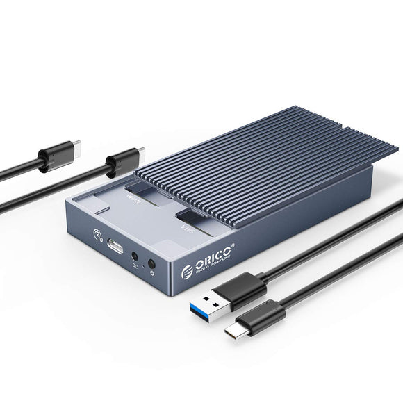 Orico SSD CASING M.2  NVME 2 BAY USB 3.1   M2NV01-C3