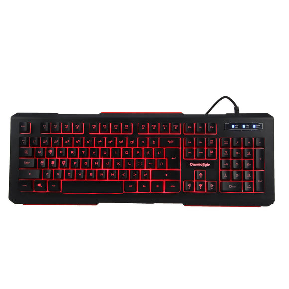Cosmic Byte CB-GK-10 Corona Wired Gaming Keyboard with Red LED - BROOT COMPUSOFT LLP