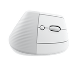 Logitech Lift Vertical Ergonomic Wireless Bluetooth Mouse Off-White