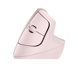 Logitech Lift Vertical Ergonomic Wireless Bluetooth Mouse Rose