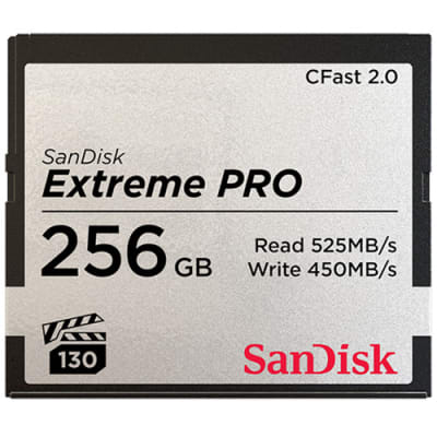 SANDISK 256GB C-FAST CARDS SPEED 525MB