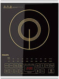 Philips HD4938/01 2100-Watt Glass Induction Cooktop with Sensor Touch Black
