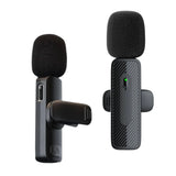 Digitek DWM-006 PRO Wireless Microphone & Receiver with Type-C Connector, 2.4GHz Frequency, 4Hr Battery, 20m Range, For Android Phone   BROOT COMPUSOFT LLP  