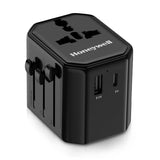 Honeywell International Universal Travel Adapter 12W Black HC00062