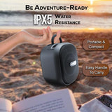 Tempt Rebel 12W Bluetooth Speaker Black  BROOT COMPUSOFT LLP  
 