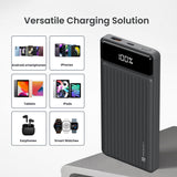 Portronics Power bank 10000 MAH Luxcell Black