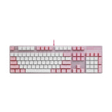 Rapoo  V500PRO Pink White Edition Full Size Mechanical USB-a Gaming Keyboard