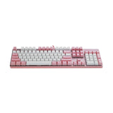 Rapoo  V500PRO Pink White Edition Full Size Mechanical USB-a Gaming Keyboard