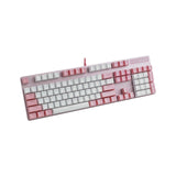 Rapoo  V500PRO Pink White Edition Full Size Mechanical USB-a Gaming Keyboard