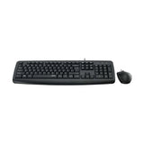 Rapoo NX1600 Keyboard & Mouse Wired Combo Black