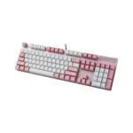 Rapoo  V500PRO Pink White Edition Full Size Mechanical USB-a Gaming Keyboard