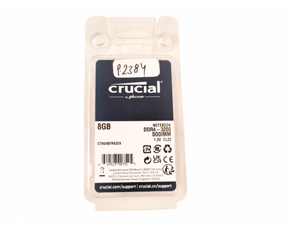 CRUCIAL LAPTOP RAM 8GB DDR4 3200MHZ CT8G4SFRA32A | CB8GS3200