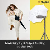 Digitek Porta Kit 14FT L Heavy Duty Porta Kit with Pair of Light Stands