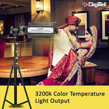 Digitek Porta Kit 14FT L Heavy Duty Porta Kit with Pair of Light Stands